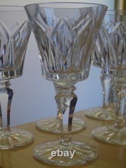 SAINT LOUIS 6 VERRES A VIN ROUGE CRISTAL MODELE CAMARGUE ht 13,2 cm 10 cls