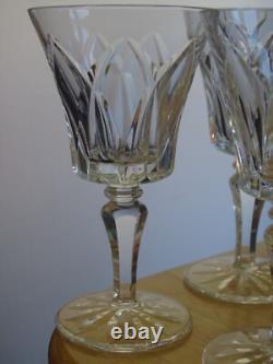 SAINT LOUIS 6 VERRES A VIN ROUGE CRISTAL MODELE CAMARGUE ht 13,2 cm 10 cls