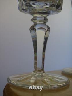 SAINT LOUIS 6 VERRES A VIN ROUGE CRISTAL MODELE CAMARGUE ht 13,2 cm 10 cls