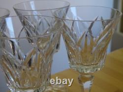 SAINT LOUIS 6 VERRES A VIN ROUGE CRISTAL MODELE CAMARGUE ht 13,2 cm 10 cls