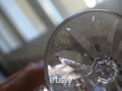 SAINT LOUIS 6 VERRES A VIN ROUGE CRISTAL MODELE CAMARGUE ht 13,2 cm 10 cls