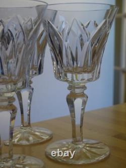 SAINT LOUIS 6 VERRES A VIN ROUGE CRISTAL MODELE CAMARGUE ht 13,2 cm 10 cls