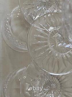 SAINT LOUIS 8 Verres à Digestif en Cristal Taillé Modèle Trianon estampillés