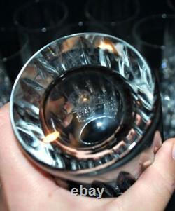 SAINT-LOUIS 8x Verres à jus whisky longdrink AVIGNON Cristal navette Jersey