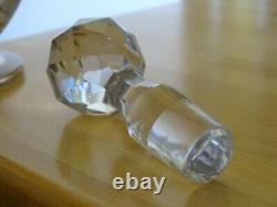 SAINT LOUIS ANCIENNE CARAFE A VIN CRISTAL GRAVURE ROTY GOLD 90 cls