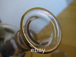 SAINT LOUIS ANCIENNE CARAFE A VIN CRISTAL GRAVURE ROTY GOLD 90 cls
