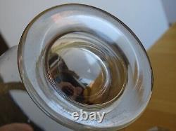 SAINT LOUIS ANCIENNE CARAFE A VIN CRISTAL GRAVURE ROTY GOLD 90 cls