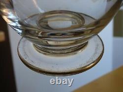 SAINT LOUIS ANCIENNE CARAFE A VIN CRISTAL GRAVURE ROTY GOLD 90 cls