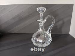 SAINT-LOUIS Aiguière Carafe à Vin Décanteur en Cristal Taillé à Facettes Signé