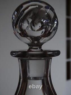 SAINT LOUIS CARAFE A VIN CRISTAL TAILLER signée MODELE BIDASSOA