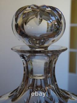 SAINT LOUIS CARAFE WHISKY CRISTAL TAILLER MOD CHANTILLY signée