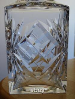 SAINT LOUIS CARAFE WHISKY CRISTAL TAILLER MOD CHANTILLY signée