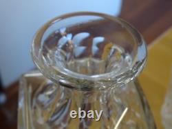 SAINT LOUIS CARAFE WHISKY CRISTAL TAILLER MOD CHANTILLY signée