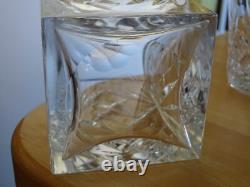 SAINT LOUIS CARAFE WHISKY CRISTAL TAILLER MOD CHANTILLY signée