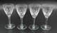 Saint Louis Chantilly 4 Verres à Eau En Cristal H= 18 Cm