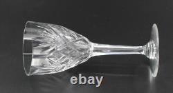 SAINT LOUIS CHANTILLY 4 VERRES à EAU EN CRISTAL H= 18 CM