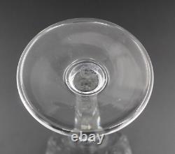 SAINT LOUIS CHANTILLY 4 VERRES à EAU EN CRISTAL H= 18 CM