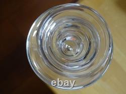 SAINT LOUIS CRISTAL 1 JOLIE BOUGEOIR ht 22,5 cm signé