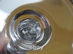 SAINT LOUIS CRISTAL 1 JOLIE BOUGEOIR ht 22,5 cm signé