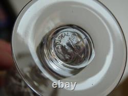 SAINT LOUIS CRISTAL 6 ANCIENS PETITS VERRES A LIQUEUR MASSENET TAILLER ht 9,5 cm