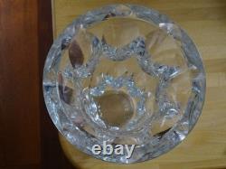 SAINT LOUIS CRISTAL TAILLER ANCIEN VASE MODELE D'ARTAGNAN ht 18 cm VERS 1960
