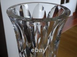 SAINT LOUIS CRISTAL TAILLER ANCIEN VASE MODELE D'ARTAGNAN ht 18 cm VERS 1960