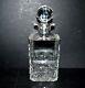 Saint-louis Carafe à Whisky Diamant Pierreries En Cristal Taillé Signé 25cm