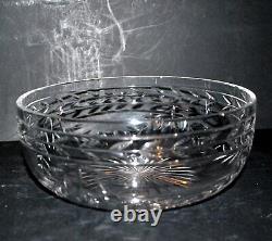 SAINT-LOUIS Coupe Saladier guirlande Laurier en cristal taillé catalogue 1930