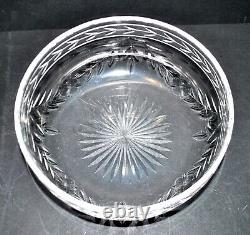 SAINT-LOUIS Coupe Saladier guirlande Laurier en cristal taillé catalogue 1930