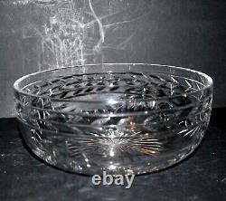SAINT-LOUIS Coupe Saladier guirlande Laurier en cristal taillé catalogue 1930