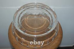 SAINT-LOUIS Coupe à Fruits Cristal environ 23 cm de large