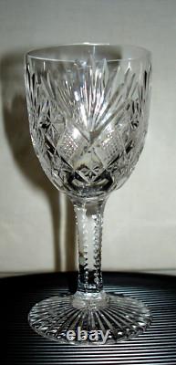 SAINT LOUIS GAVARNI 6 VERRES A VIN BLANC CRISTAL 12,5 cm