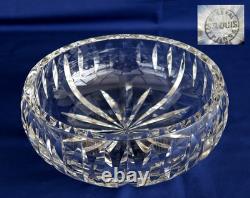 SAINT-LOUIS Grande Coupe Centre de Table en Cristal Taillé de St Louis Signée