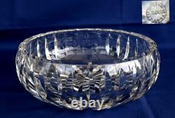 SAINT-LOUIS Grande Coupe Centre de Table en Cristal Taillé de St Louis Signée
