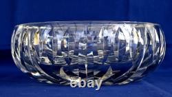SAINT-LOUIS Grande Coupe Centre de Table en Cristal Taillé de St Louis Signée
