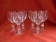 Saint Louis, Lucrece, Serie De 6 Verres A Vin Blanc En Cristal, Signes, Epoque Xx&egrave;