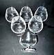 Saint-louis Lot 6 Verres Ballon Dégustation Whisky Cognac Segonzac Cristal Signé