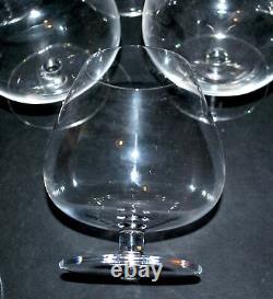 SAINT-LOUIS Lot 6 Verres ballon dégustation whisky cognac SEGONZAC cristal signé