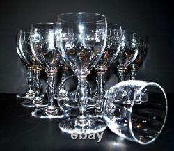 SAINT-LOUIS Lot de 11 Verres à vin Manon Lasalle CRISTAL 2e choix H15.5cm