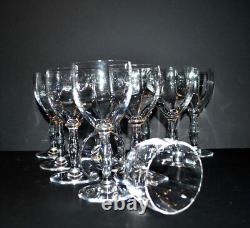 SAINT-LOUIS Lot de 11 Verres à vin Manon Lasalle CRISTAL 2e choix H15.5cm