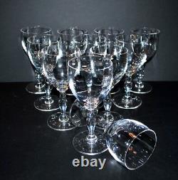 SAINT-LOUIS Lot de 11 Verres à vin Manon Lasalle CRISTAL 2e choix H15.5cm