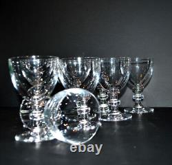 SAINT-LOUIS Lot de 11 Verres à vin TRIANON en cristal uni 2e choix H12cm