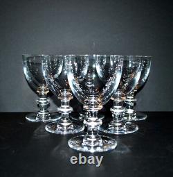 SAINT-LOUIS Lot de 11 Verres à vin TRIANON en cristal uni 2e choix H12cm