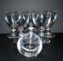 SAINT-LOUIS Lot de 11 Verres à vin TRIANON en cristal uni 2e choix H12cm
