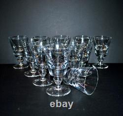 SAINT-LOUIS Lot de 12 Verres à vin JERSEY en cristal uni 2e choix H13cm