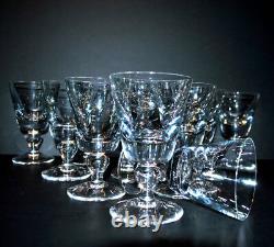 SAINT-LOUIS Lot de 12 Verres à vin JERSEY en cristal uni 2e choix H13cm
