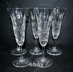 SAINT-LOUIS Lot x 5 flûtes à champagne TARN cristal taillé losange pointe H18.7