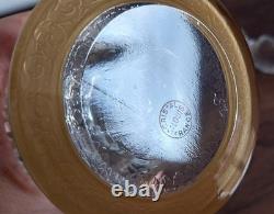 SAINT-LOUIS MODELE THISTLE OR Carafe en cristal taillé Art nouveau style