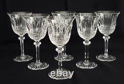 SAINT-LOUIS Modèle TOMMY 6 Verres à Eau Ht. 18cm en Cristal Signé