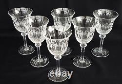 SAINT-LOUIS Modèle TOMMY 6 Verres à Eau Ht. 18cm en Cristal Signé